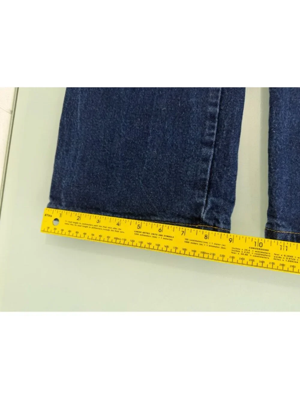 Wrangler Jeans Mens 42X30 Cowboy Cut Boot leg Stretch Regular Fit Western Blue